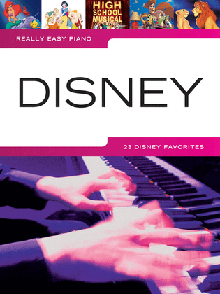 Book cover for Really Easy Piano – Disney