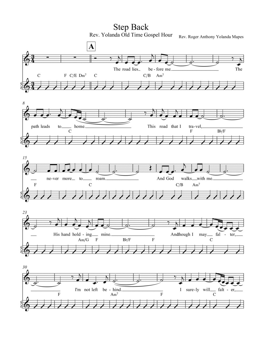 Step Back Divisi scores gallery preview page 1
