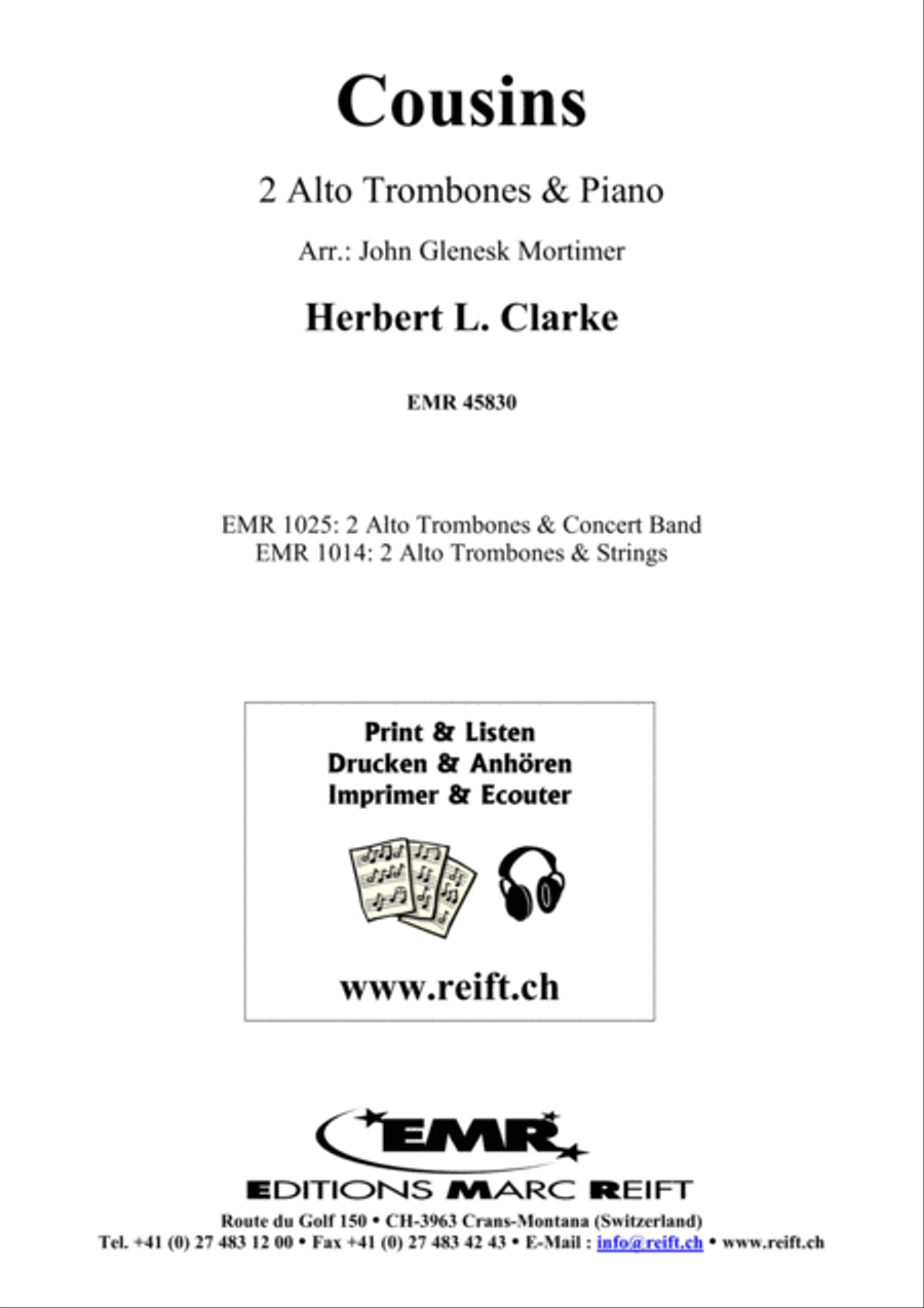 Cousins Piano Accompaniment scores gallery preview page 2