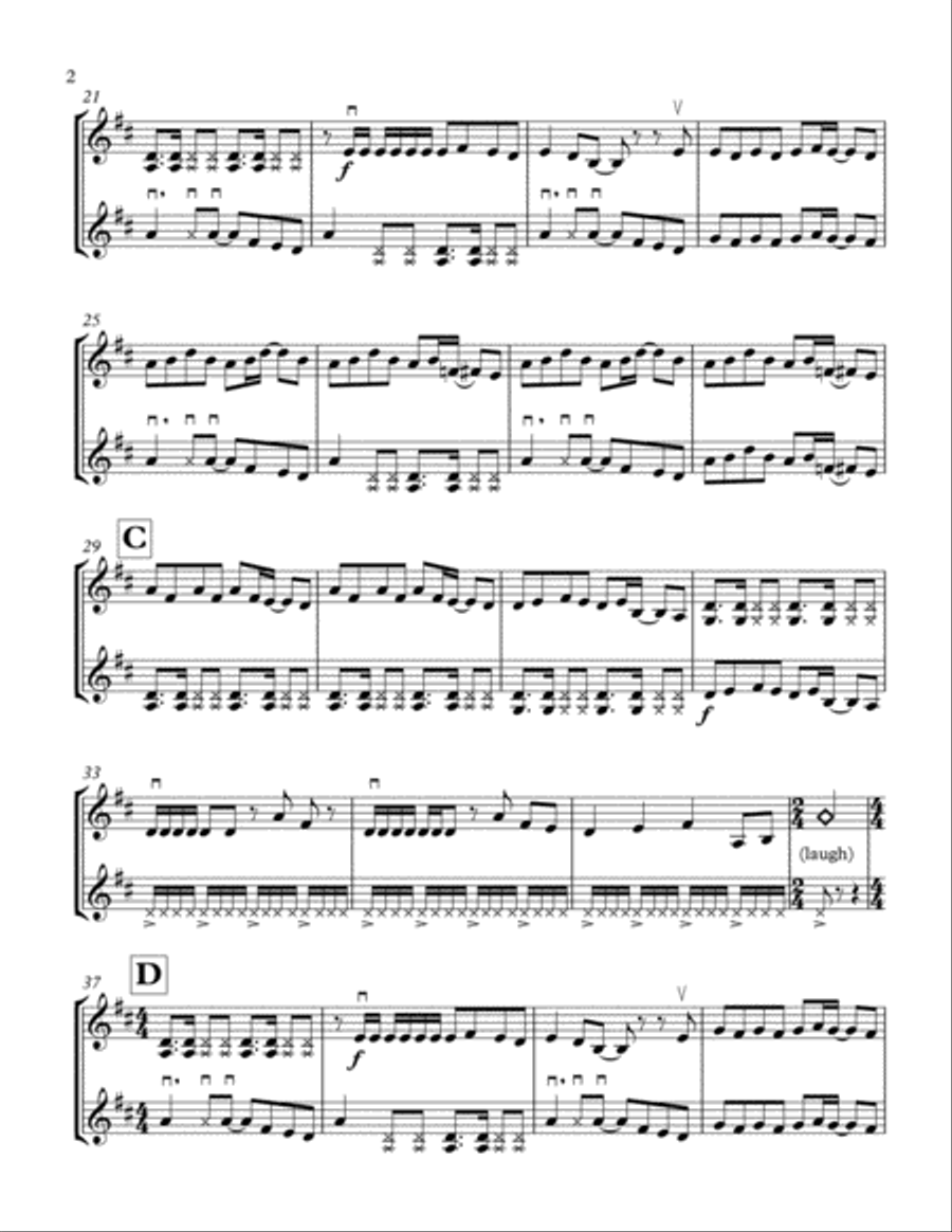 Best Day Of My Life String Duet scores gallery preview page 4