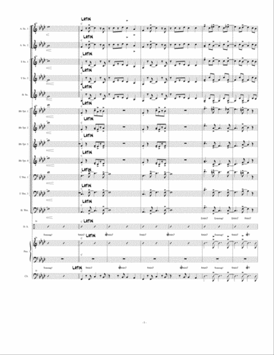 Minor Tree Minor Tree Jazz Ensemble scores gallery preview page 5