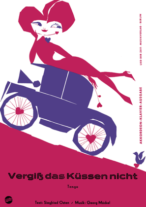 Book cover for Vergiss das Kussen nicht