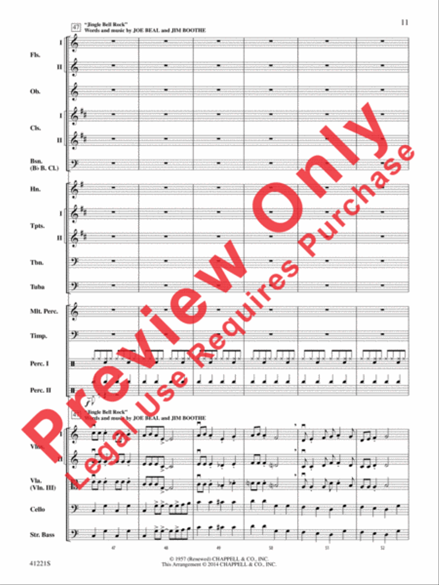 Holiday Mash-Up Holiday Mash-Up Full Orchestra scores gallery preview page 12