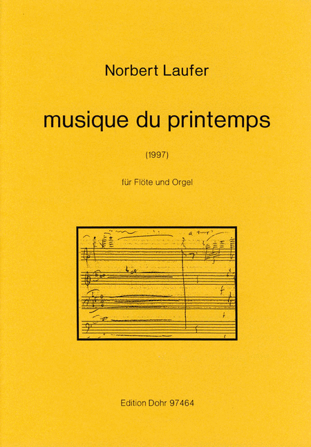 musique du printemps für Flöte und Orgel (1997)
