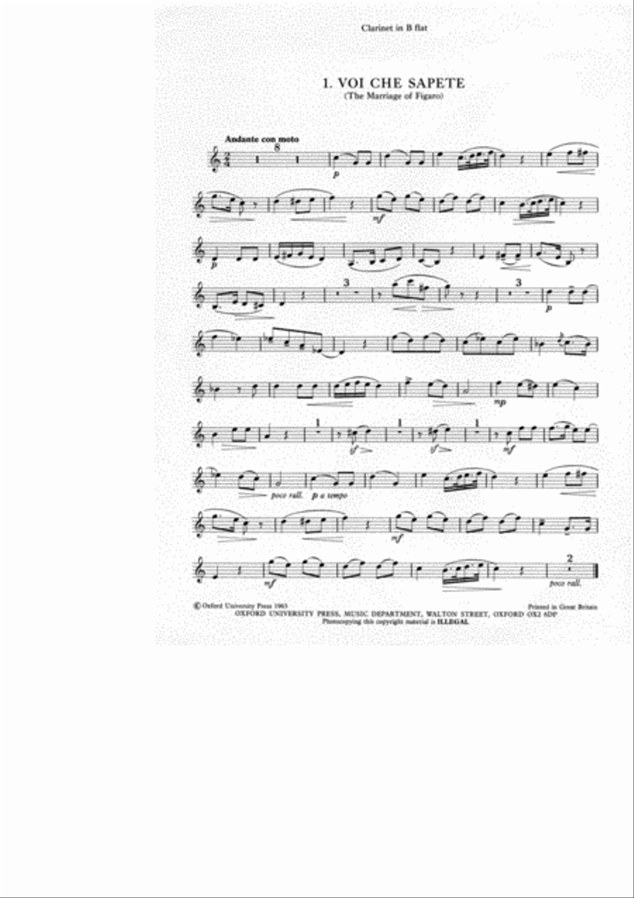 Two Arias Two Arias Clarinet Solo scores gallery preview page 2