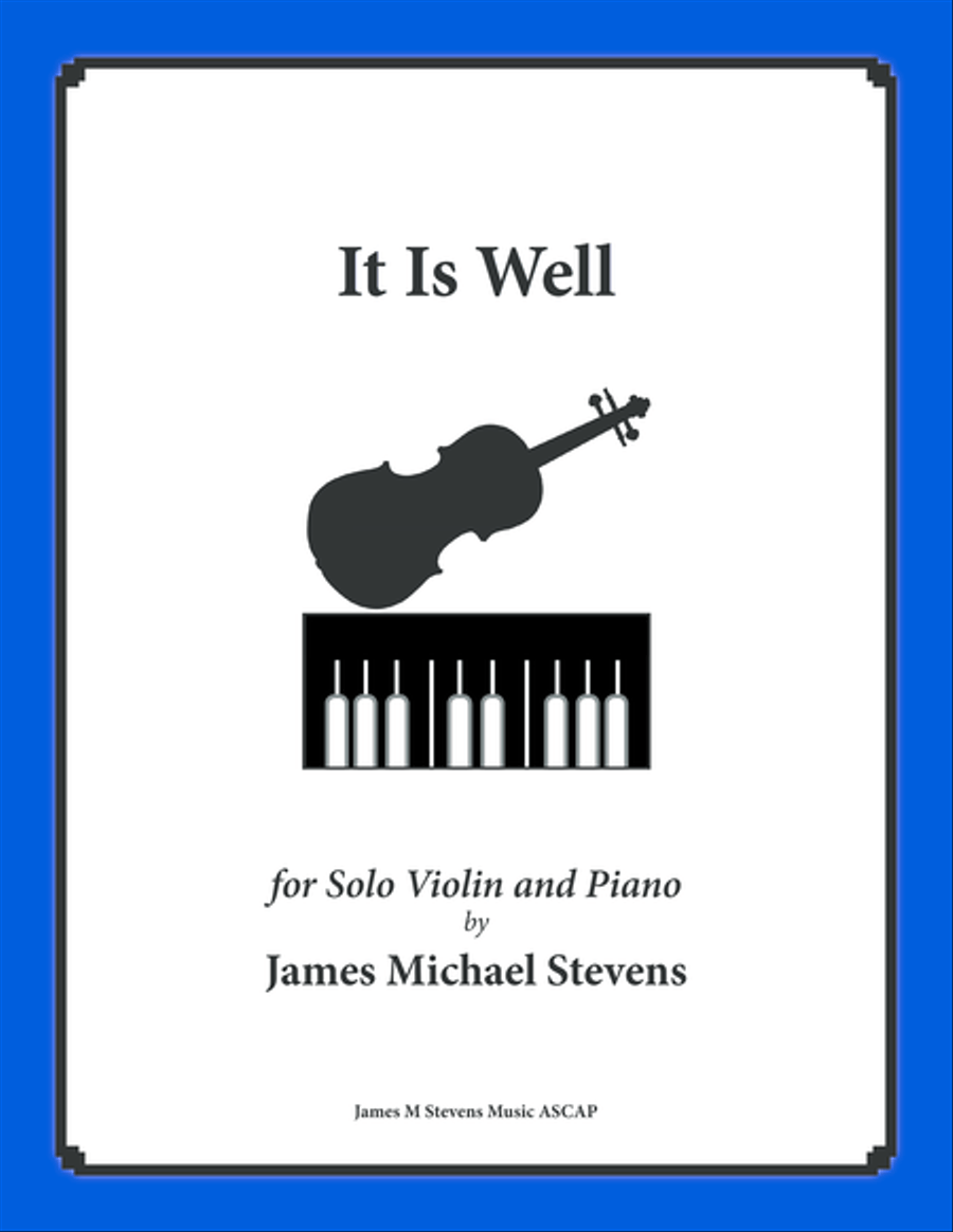 It Is Well (Solo Violin & Piano) Violin Solo scores gallery preview page 1