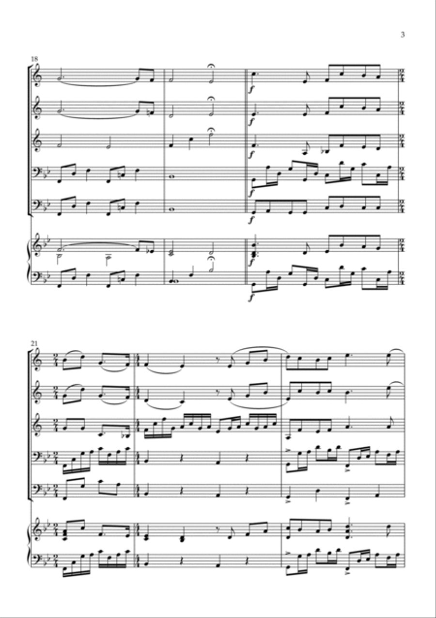 Love Theme (tema D'amore) Horn scores gallery preview page 3