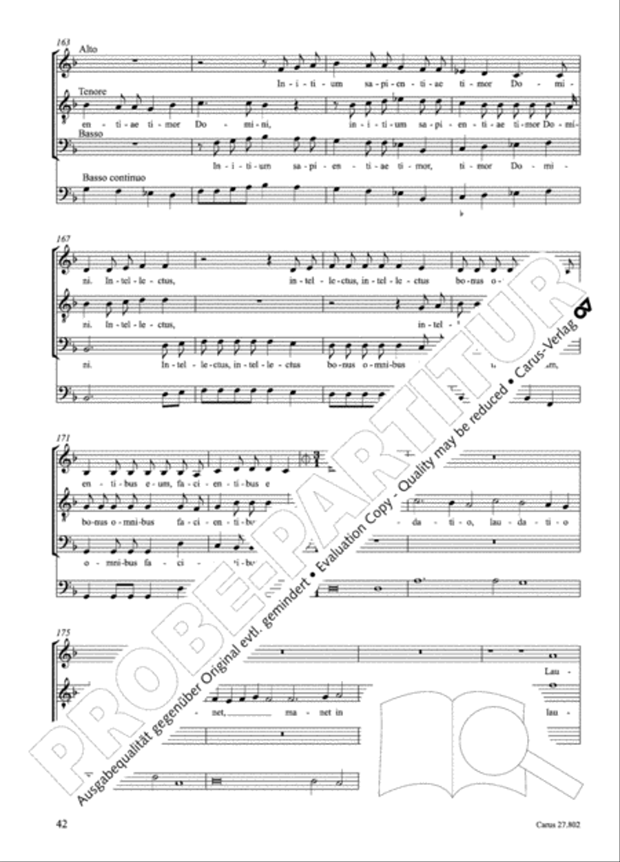 Salmi I (Selva morale e spirituale) Collection / Songbook scores gallery preview page 67