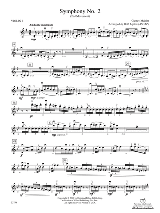 Symphony No. 2 (2nd Movement): 1st Violin