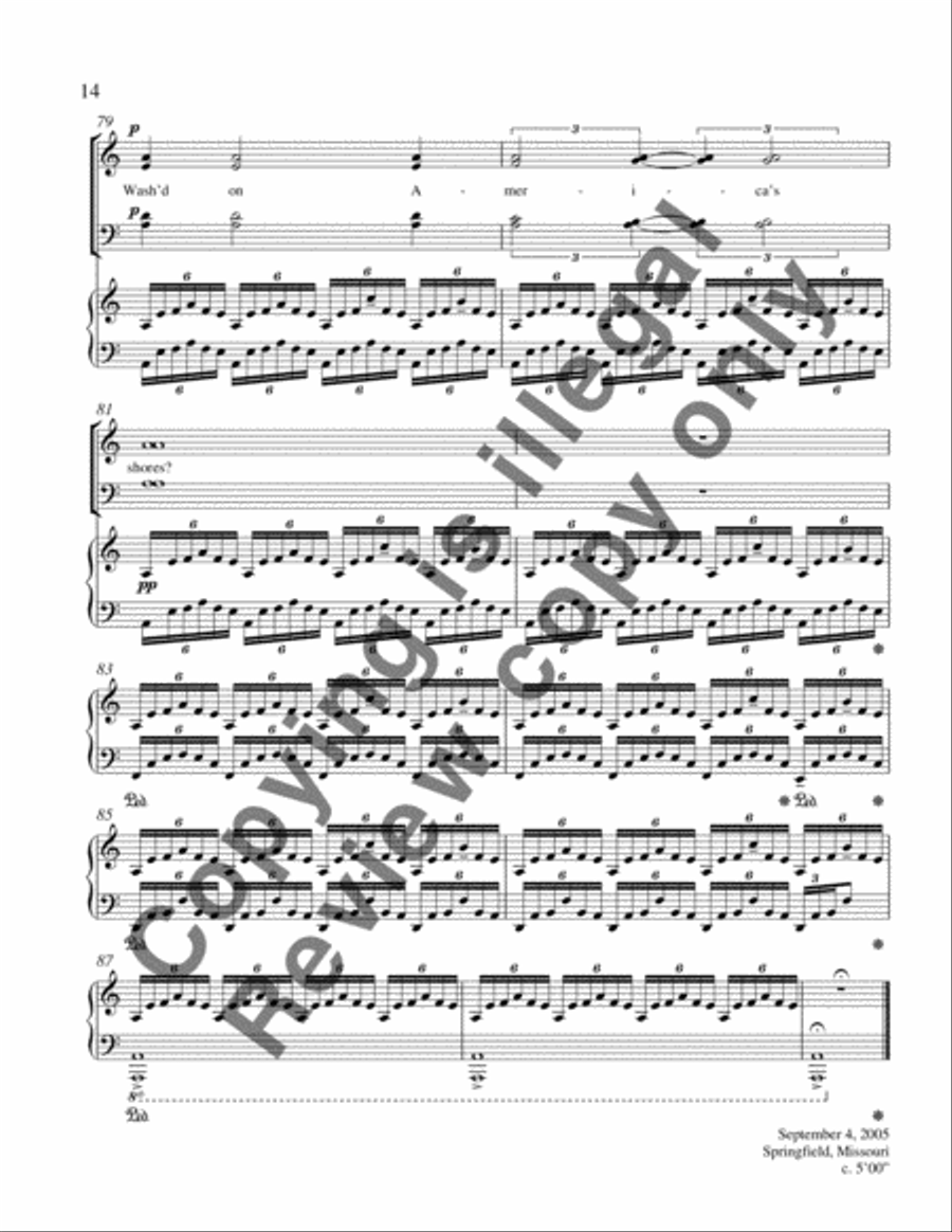 Eternity's Music (Choral Score image number null