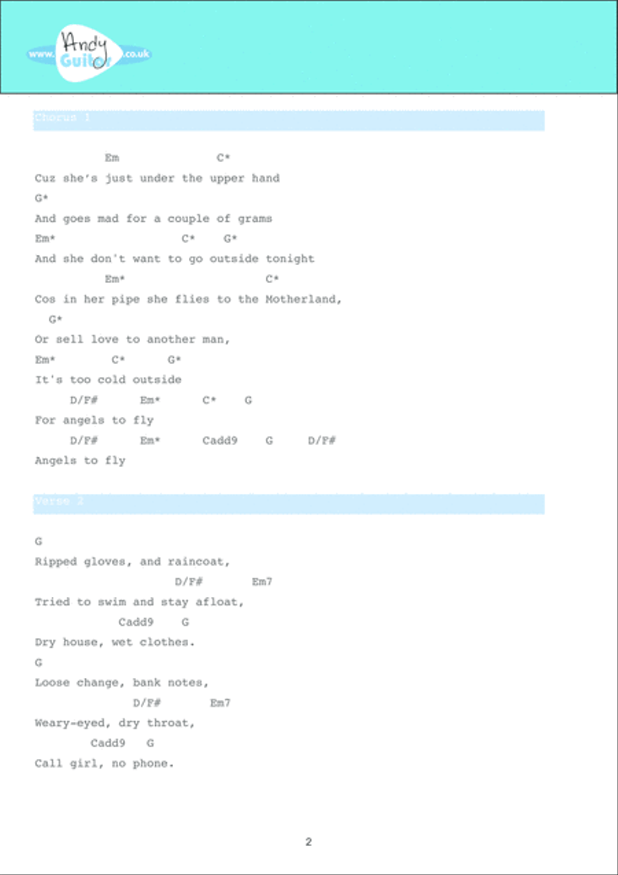 The A Team Guitar scores gallery preview page 2