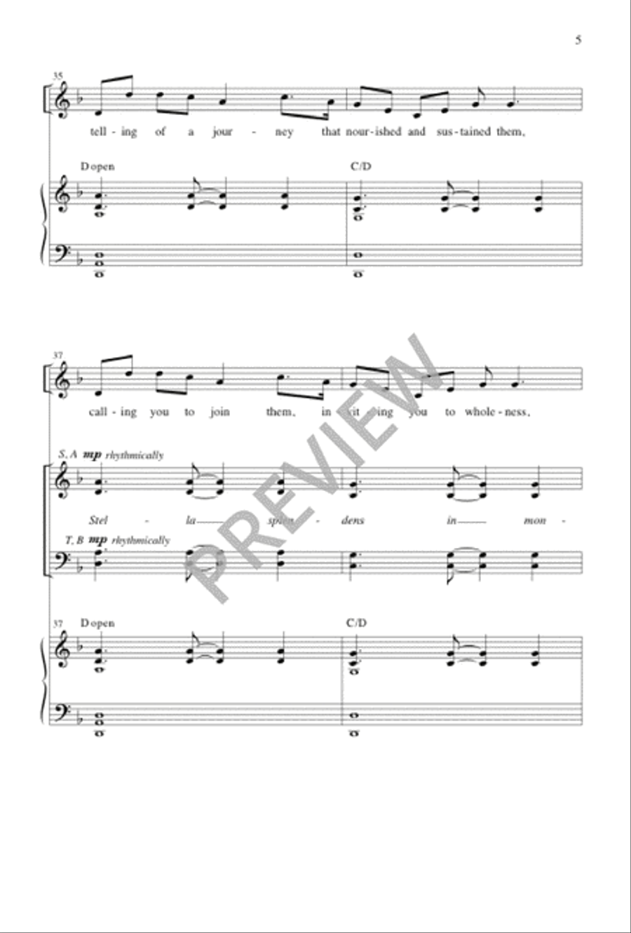 Stella Splendens 4-Part scores gallery preview page 5