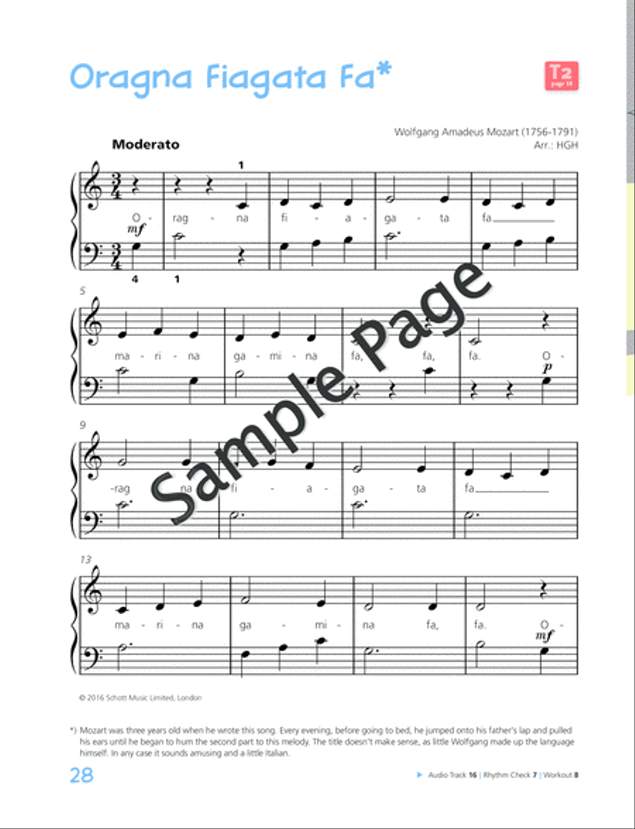 Piano Junior: Lesson Book 2 Piano Method scores gallery preview page 29
