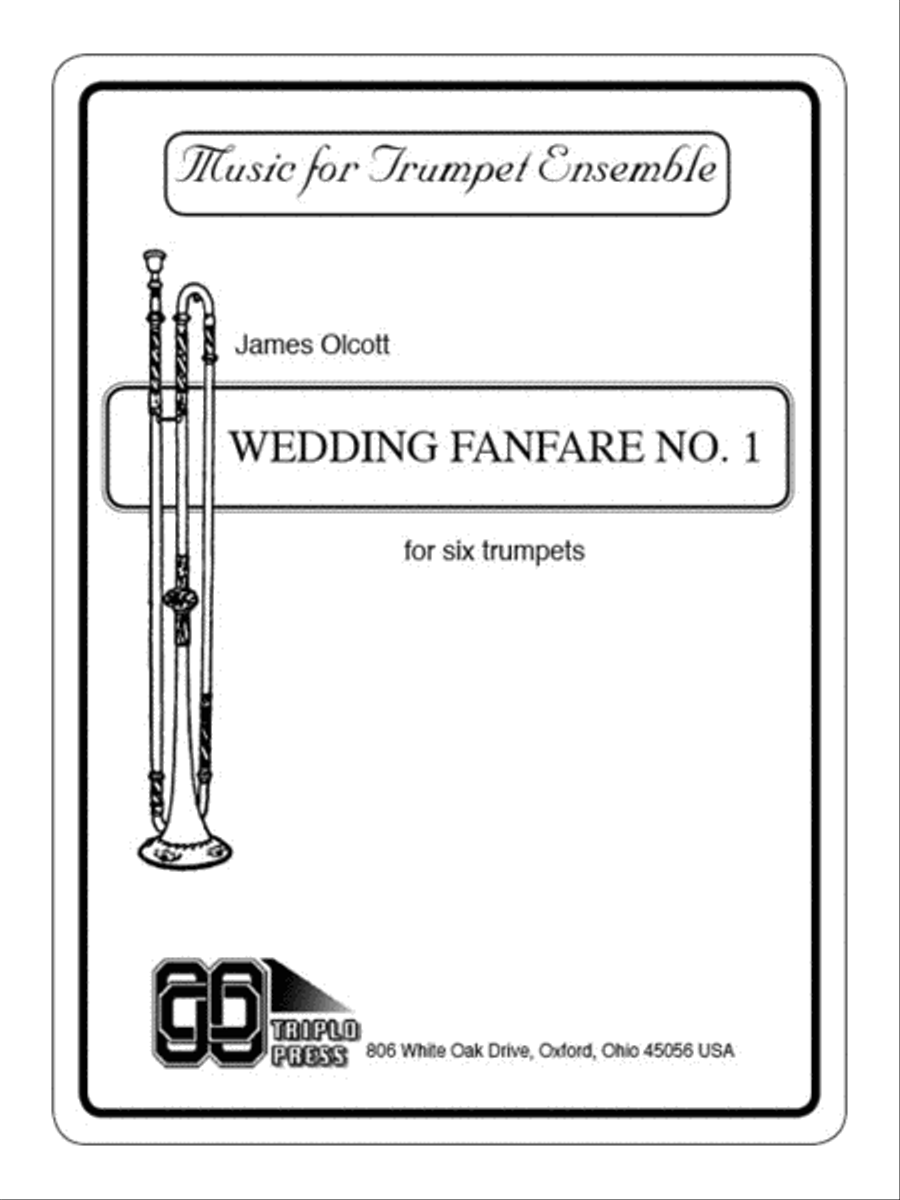 Wedding Fanfare No. 1 Small Ensemble scores gallery preview page 1