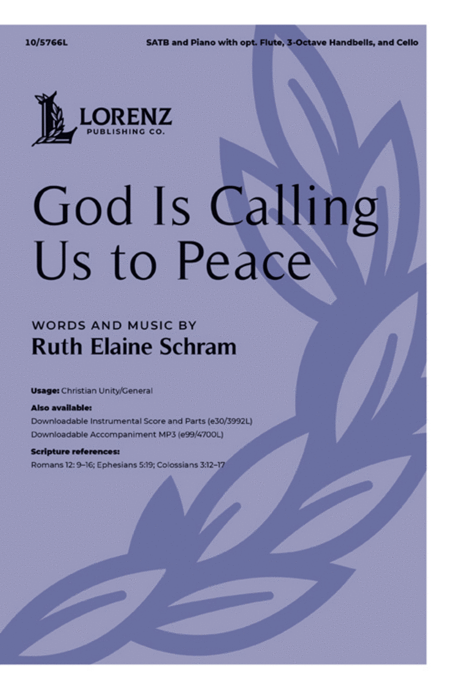 God Is Calling Us to Peace
