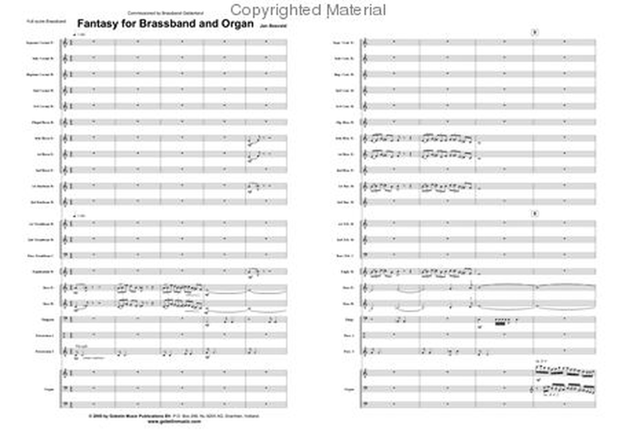 Fantasy for Organ and Brassband image number null