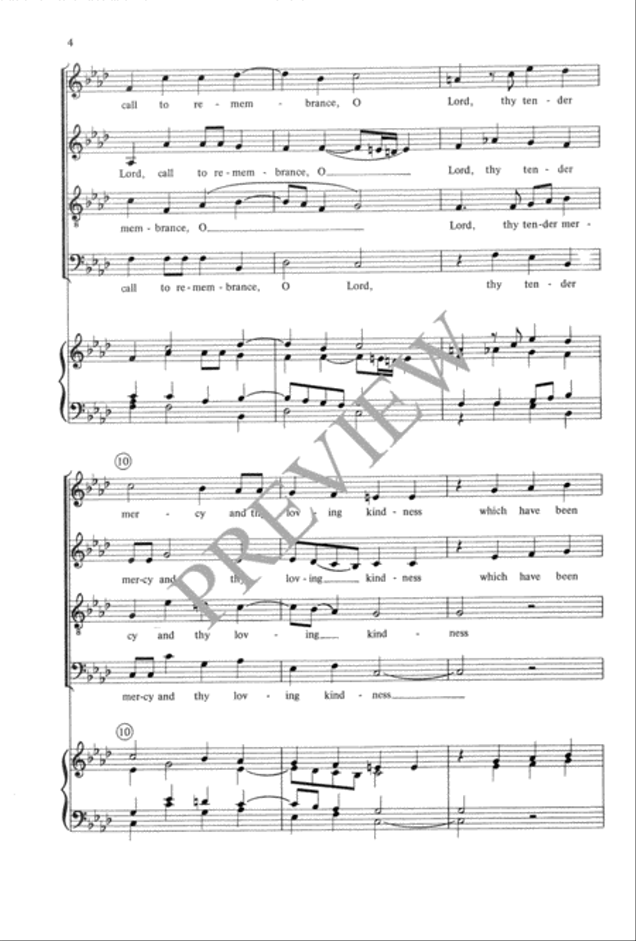 Call to Remembrance 4-Part scores gallery preview page 5