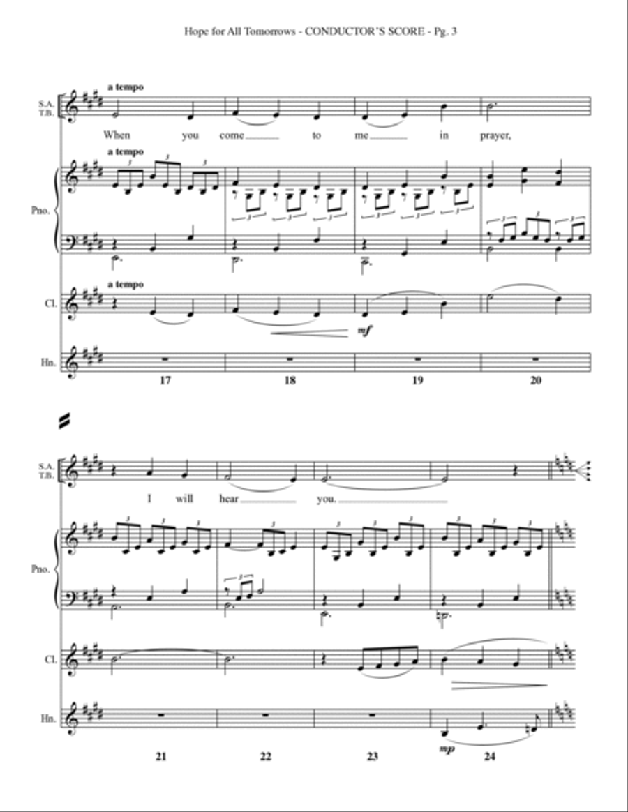 Hope for all Tomorrows Choir scores gallery preview page 5