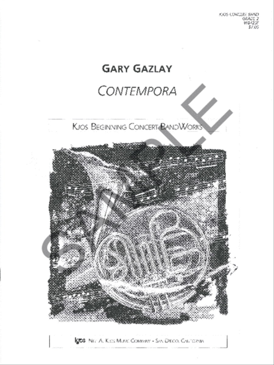Contempora Contempora Concert Band scores gallery preview page 2