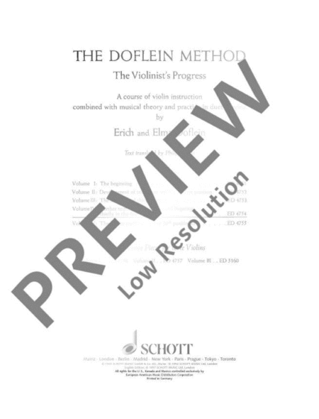 The Doflein Method
