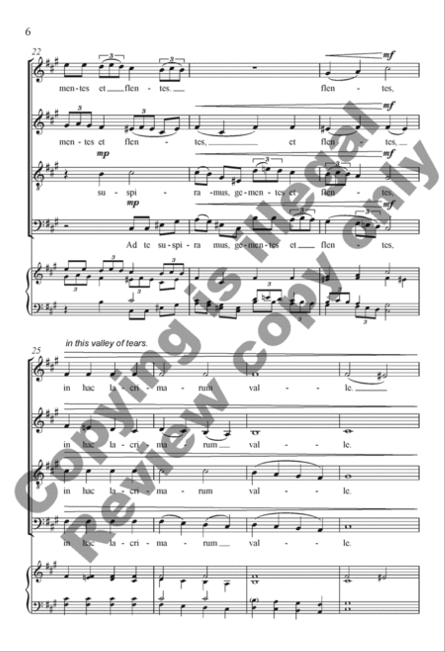 Ad te clamamus 4-Part scores gallery preview page 17