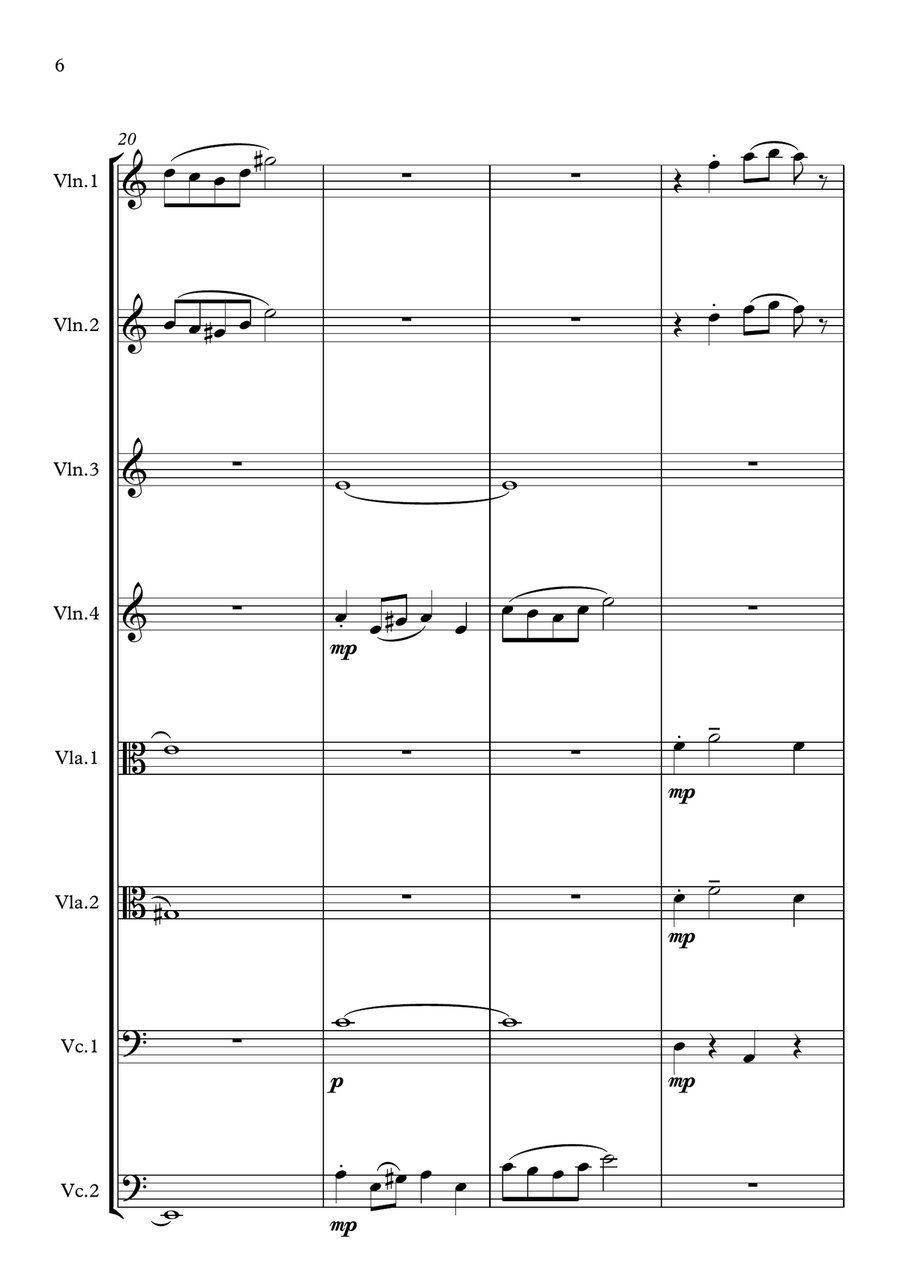 String Octet String Octet Cello scores gallery preview page 6
