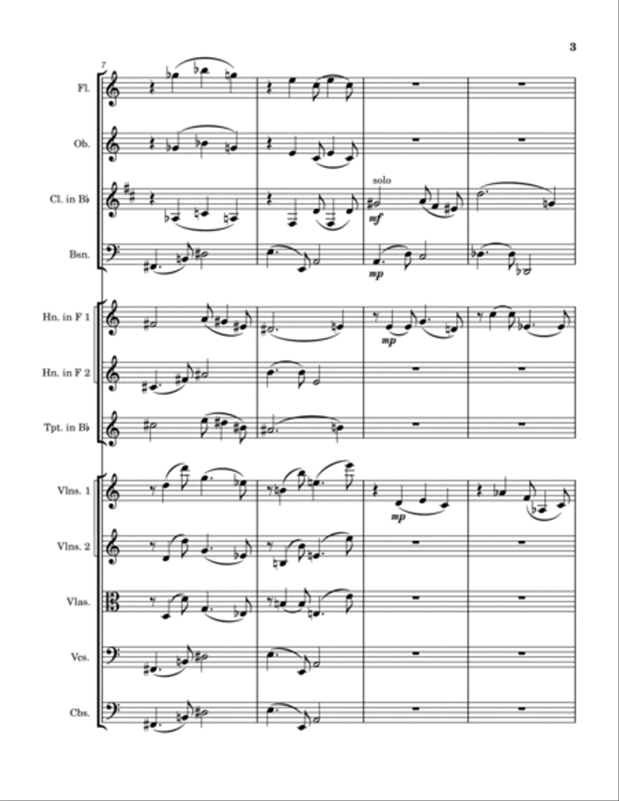 Sinfonia #30 Sinfonia #30 Chamber Orchestra scores gallery preview page 3