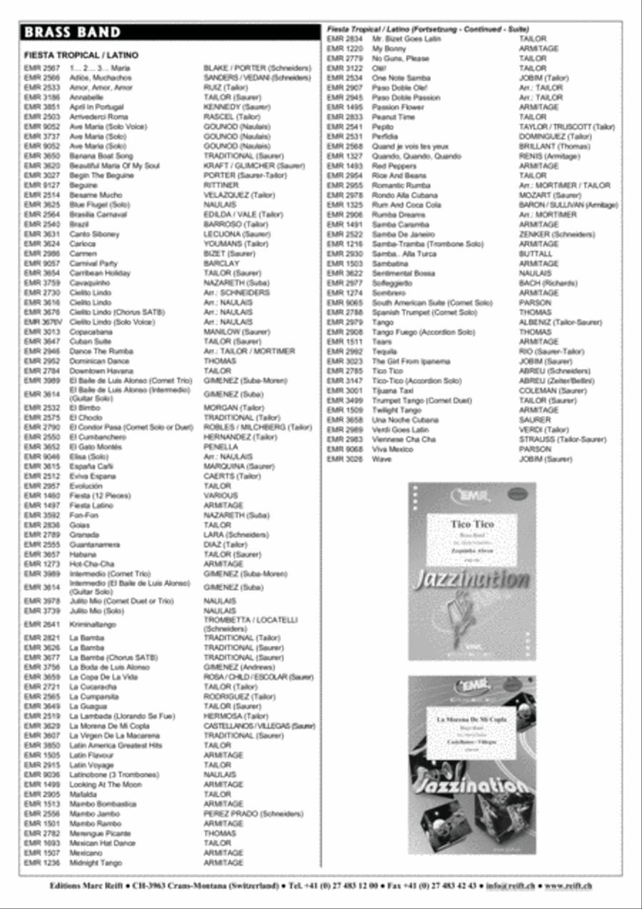 Brisk Parade Brass Band scores gallery preview page 10