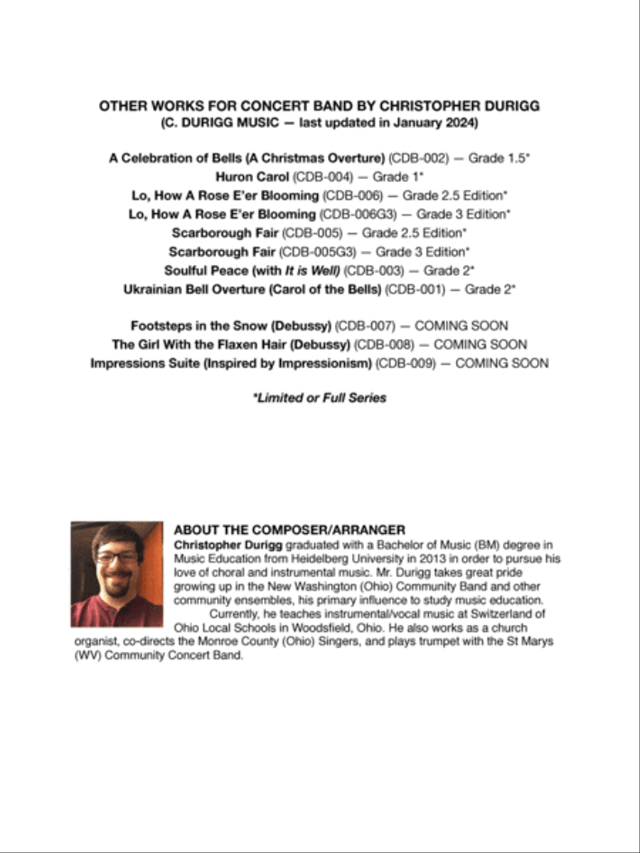 Scarborough Fair (Grade 2.5 Edition) Concert Band scores gallery preview page 4