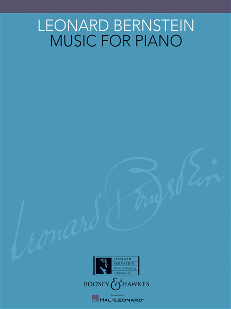 Leonard Bernstein – Music for Piano Piano Solo scores gallery preview page 1