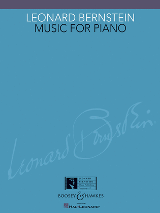 Book cover for Leonard Bernstein – Music for Piano
