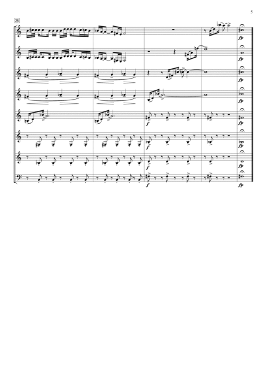 James Bond Theme Horn scores gallery preview page 5