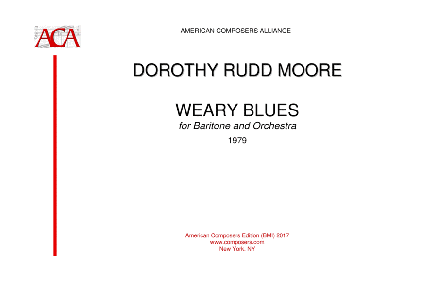 [Moore] Weary Blues