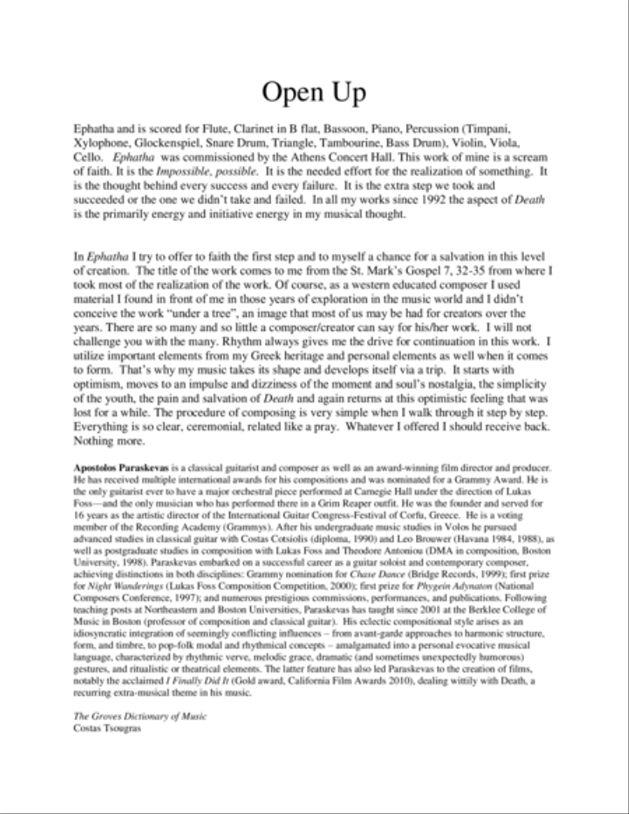 Ephatha-Open Up School and Community scores gallery preview page 3