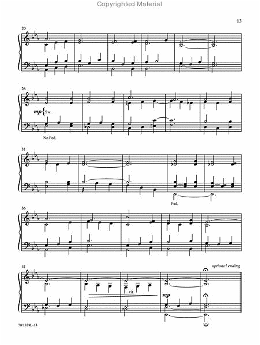Holy Is the Lord Holy Is the Lord Organ Solo scores gallery preview page 5