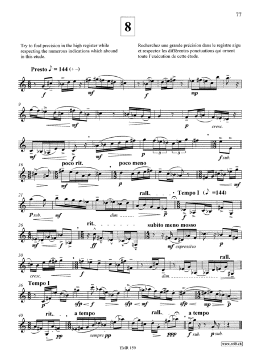 Treatise-Method and Exercises & 21 Etudes Horn scores gallery preview page 19