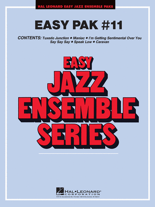 Book cover for Easy Jazz Ensemble Pak 11