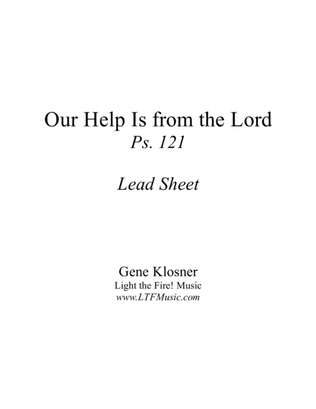 Book cover for Our Help Is from the Lord (Ps. 121) [Lead Sheet]