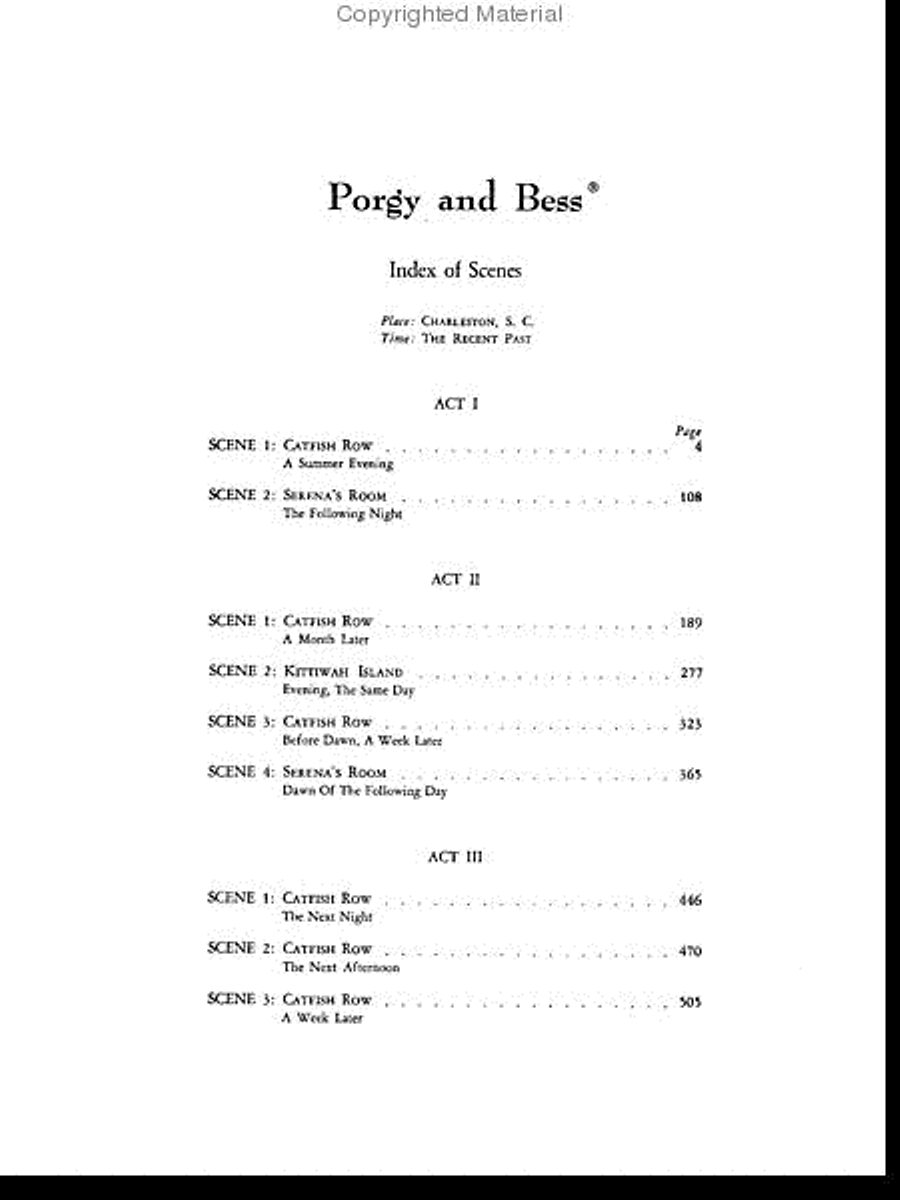 Porgy and Bess Porgy and Bess Voice scores gallery preview page 2