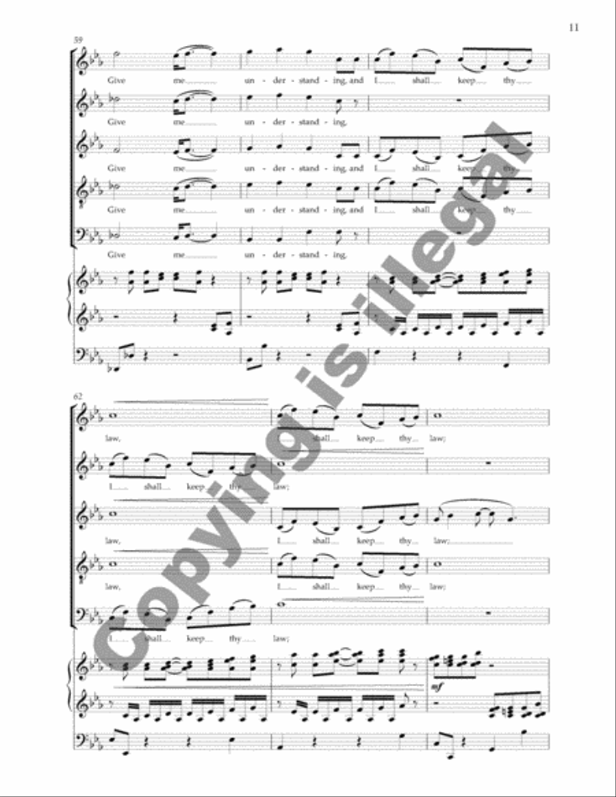 Open thou mine eyes Open thou mine eyes SSATB scores gallery preview page 10