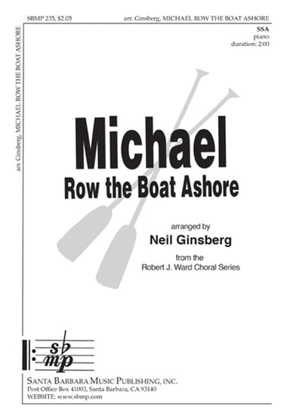 Book cover for Michael Row the Boat Ashore - SSA Octavo