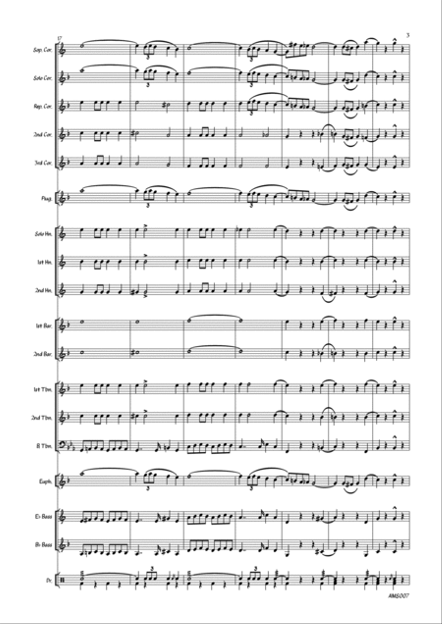Comrades Of The Legion - Brass Band March Brass Band scores gallery preview page 5