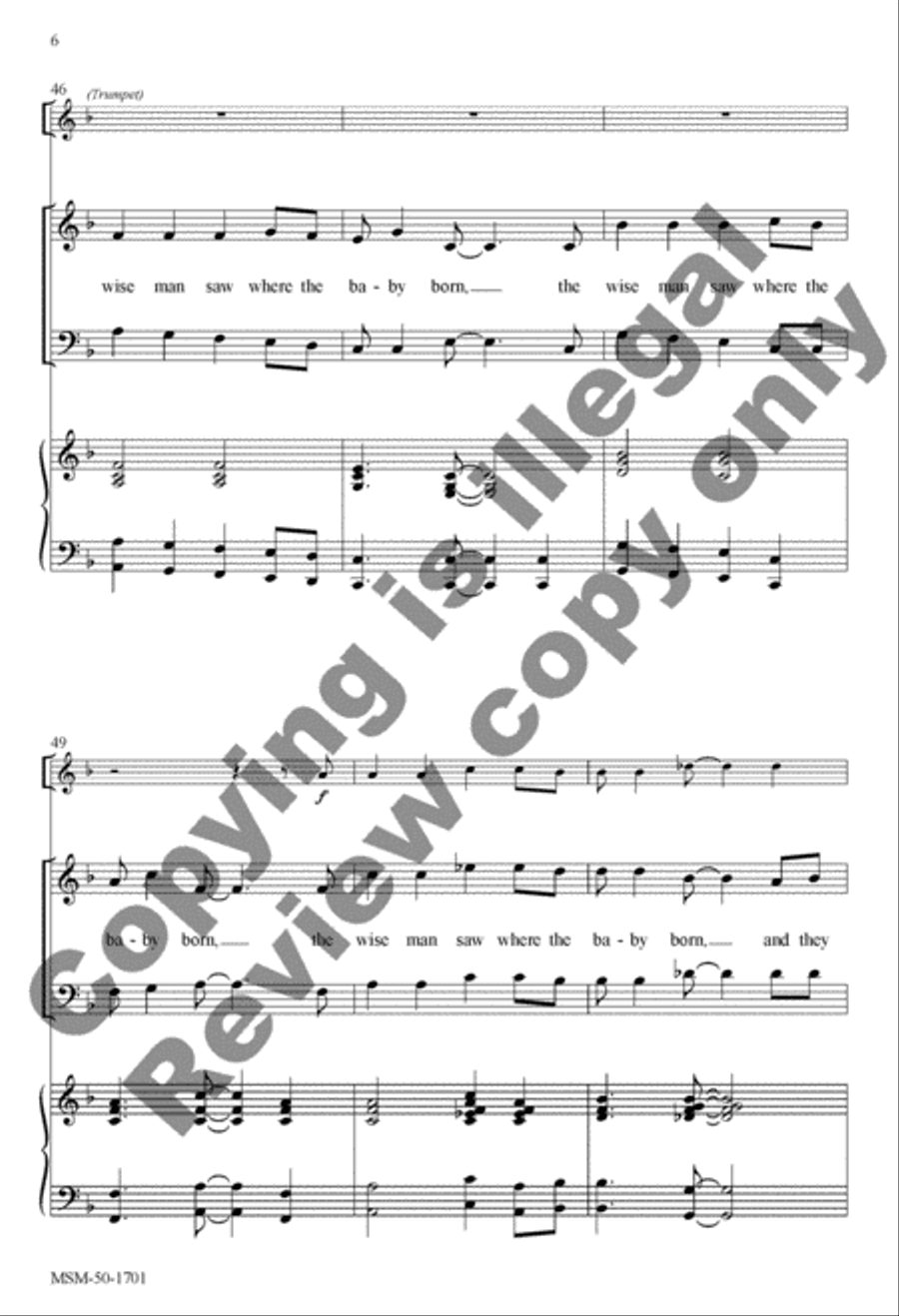 The Virgin Mary Had a Baby Boy 4-Part scores gallery preview page 15