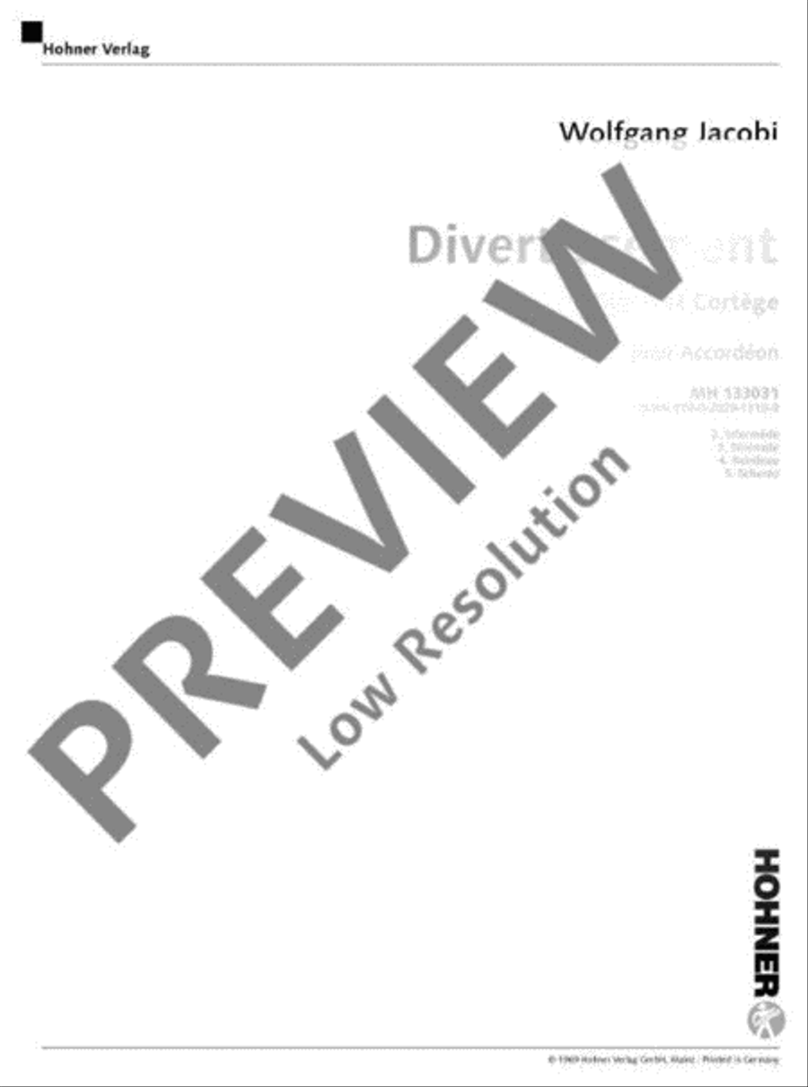 Divertissement Divertissement Accordion scores gallery preview page 2