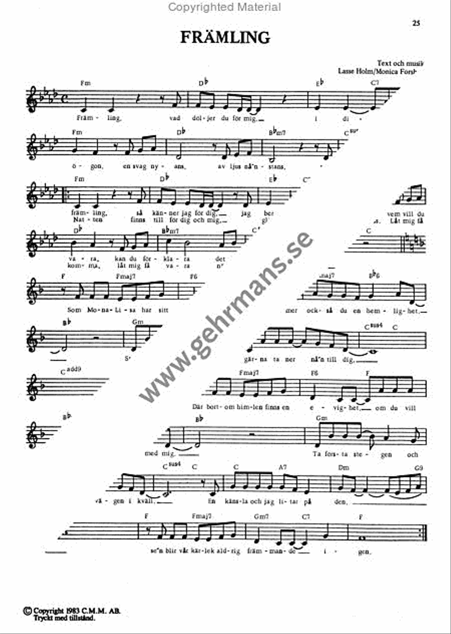Pop 83 Piano, Vocal, Guitar scores gallery preview page 8