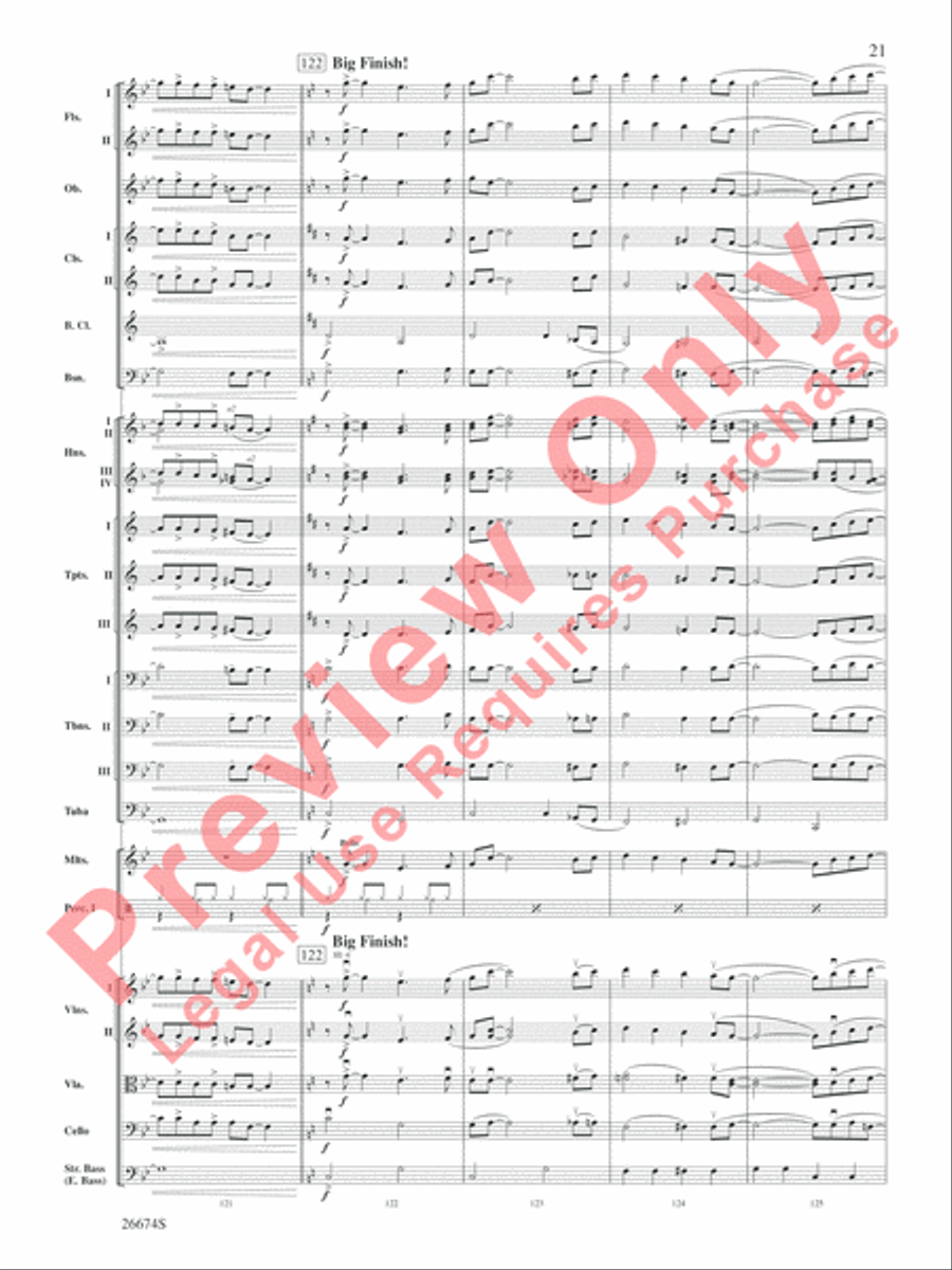 There's Christmas in the Air Full Orchestra scores gallery preview page 22