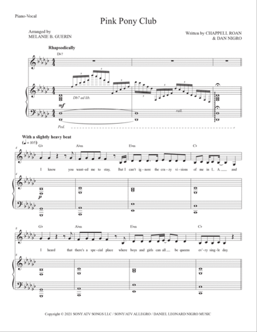 Pink Pony Club Voice scores gallery preview page 2