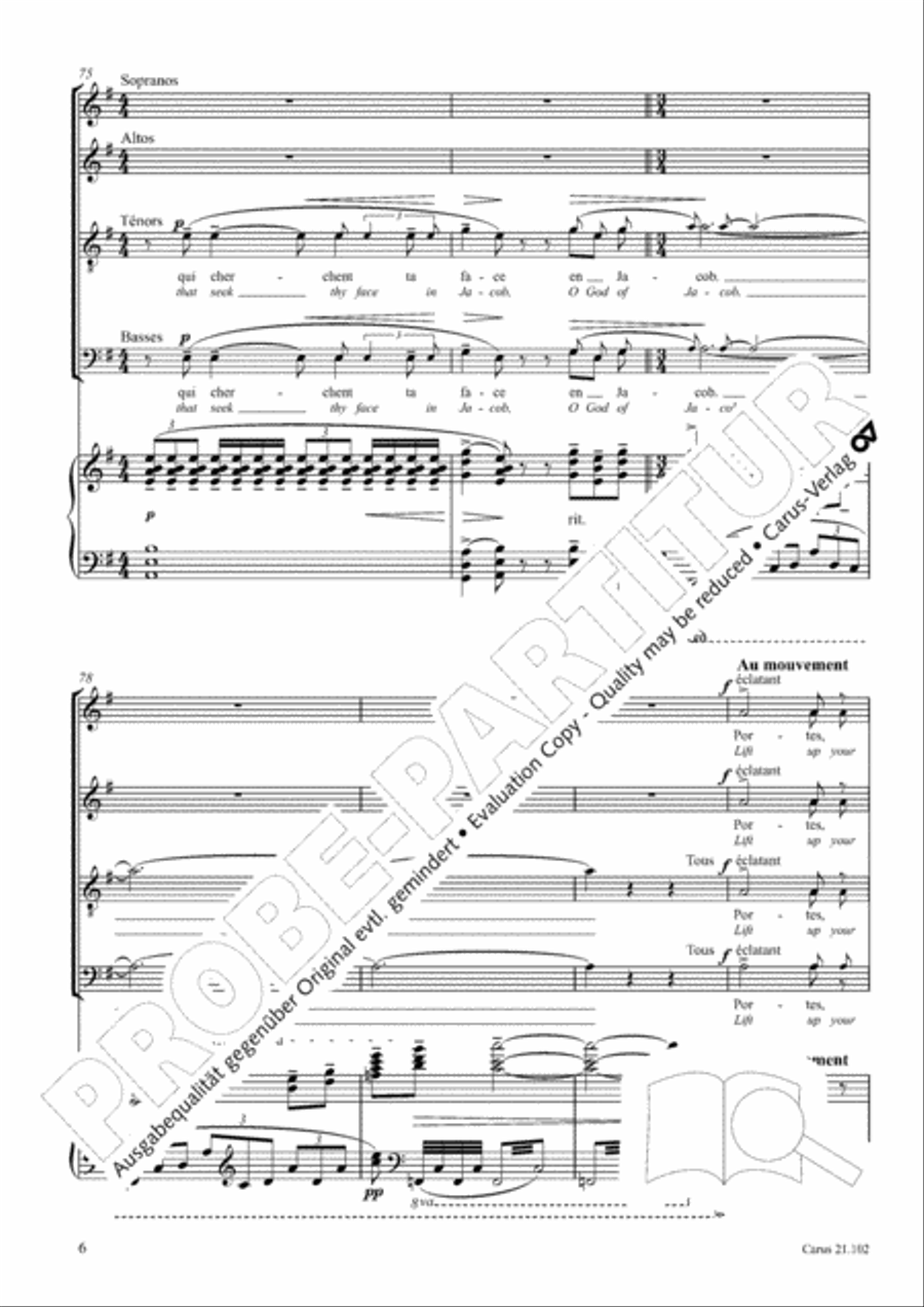 Psalm 24, LB 36 Psalm 24, LB 36 4-Part scores gallery preview page 11