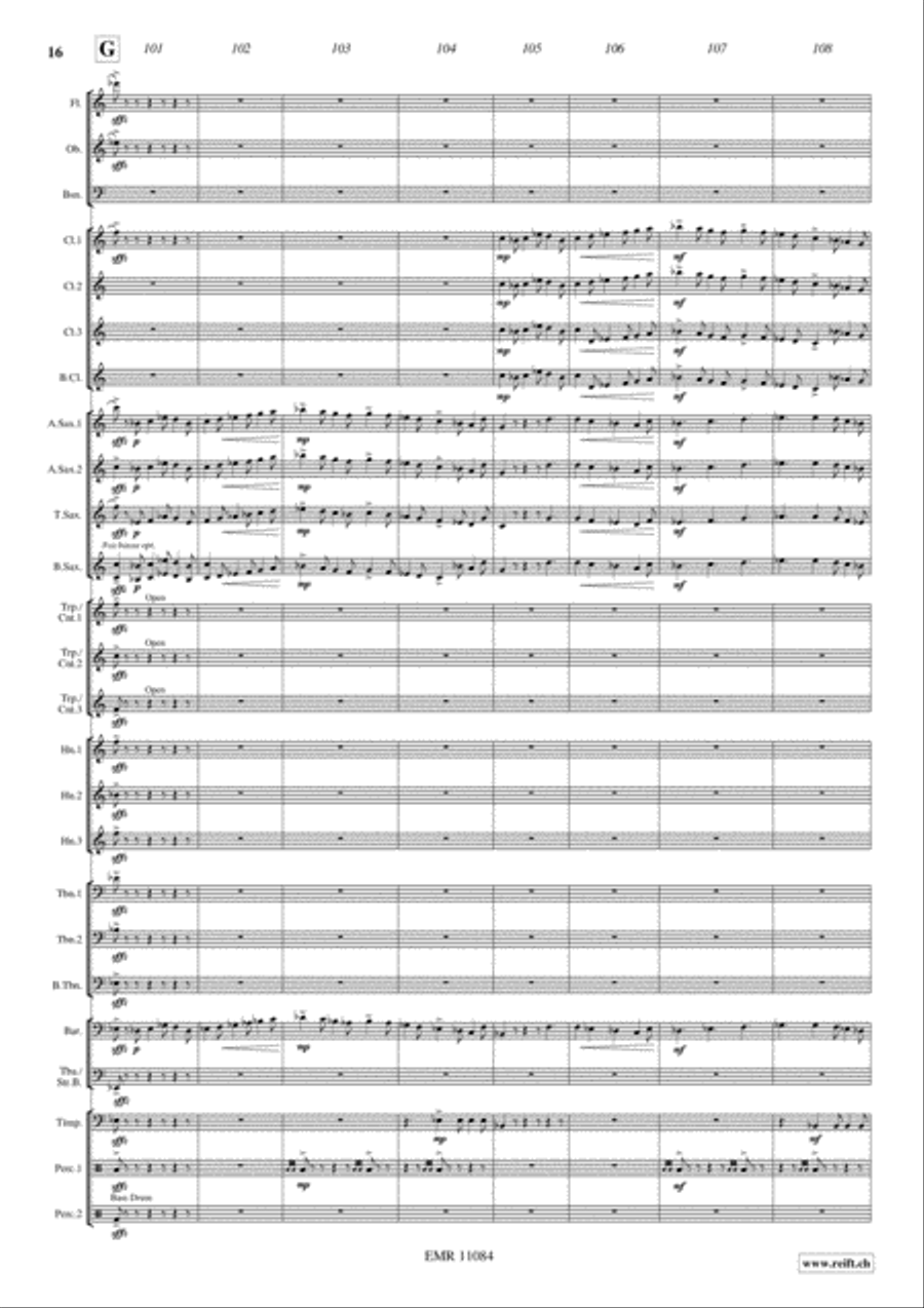 Celtica Concert Band scores gallery preview page 16