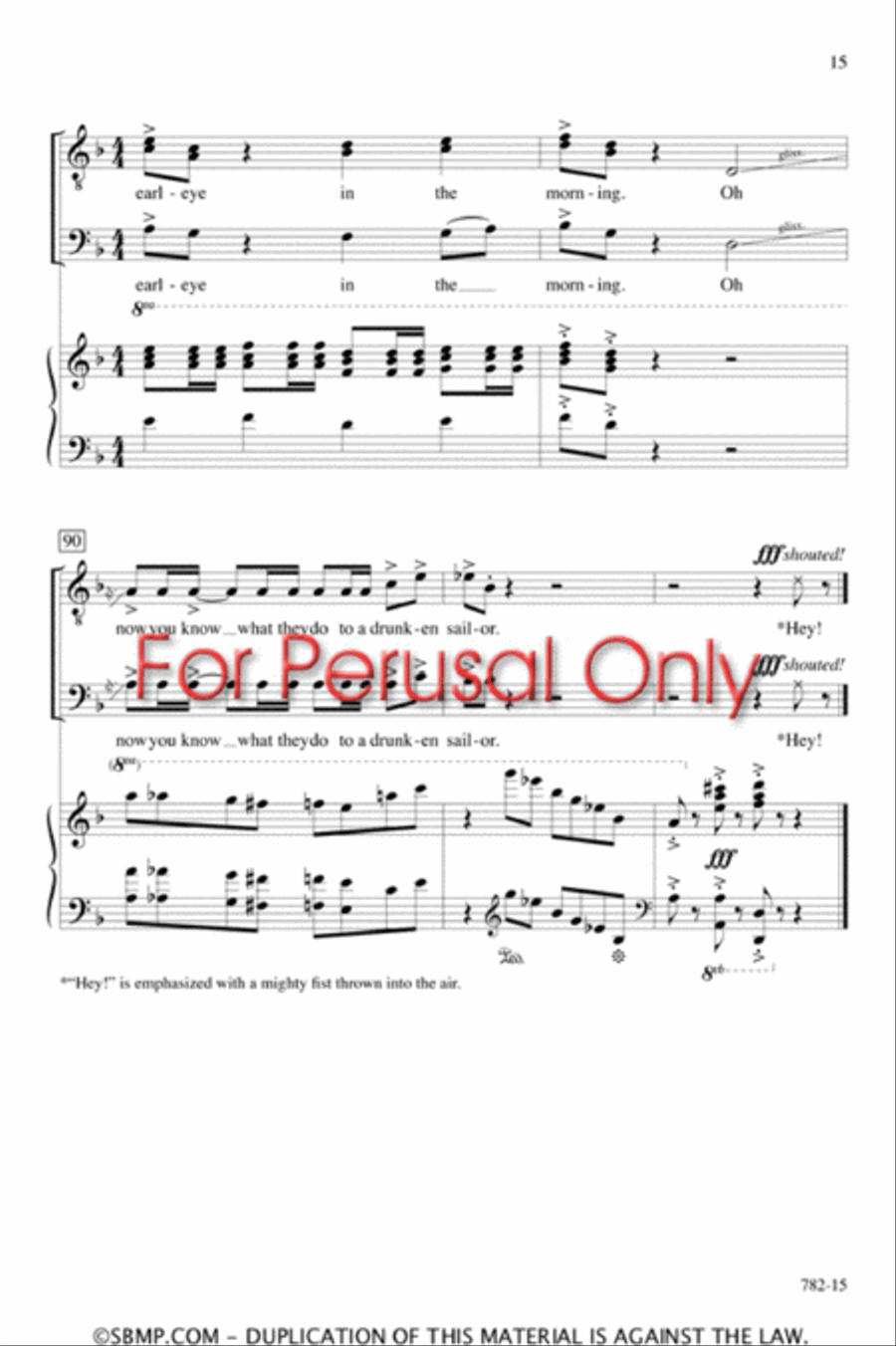 Wuh-Duh-Yuh Do with a Drunken Sailor? - TTB/TBB Octavo TTB scores gallery preview page 14
